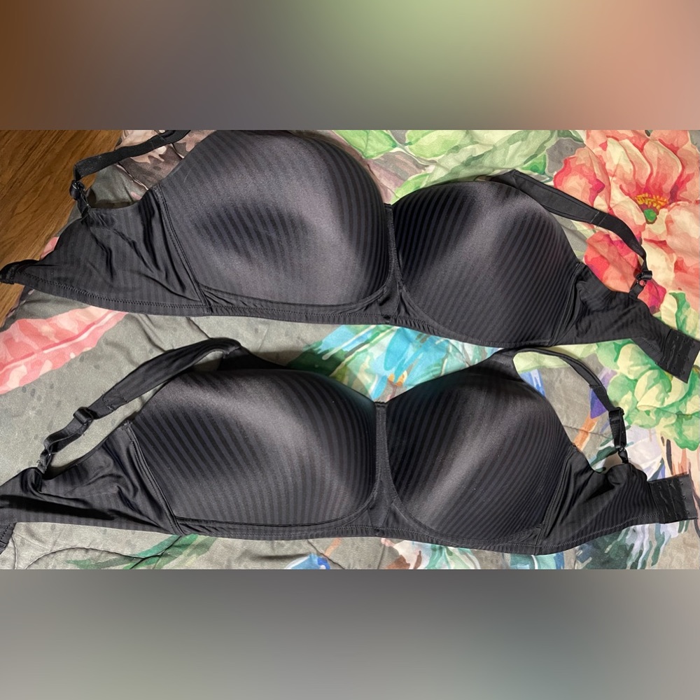 2 NWOT Playtex 40DDD Wire Free Bras
